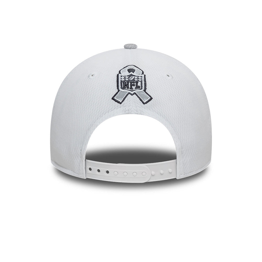 NFL Logo Hat - Grey Camouflage Salute To Service NFL 9Forty Stretch Snapback Cap - New Era